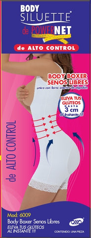 Power-Net Body Boxer Senos Libres Firmeza Total Mod. 6009