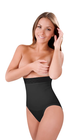 Faja Body Siluette seamless alto control corta 1600 grande nude dama