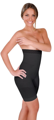 Faja Body Siluette Bikini Senos Libres Modelo 103 Con Corchete (Blanco,  Mediana)